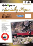 Fresh Photo Paper 230gsm Leather Texture 10 Pack