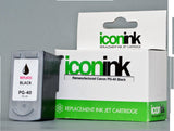 Remanufactured Canon PG40 Black Ink Cartridge