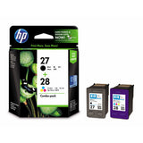 HP 27 and 28 Ink Cartridge Combo Pack