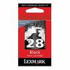 Lexmark #28 Return Program Ink Cartridge - Black 