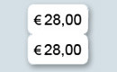 Dymo 11353 Compatible LW Labels (25mm x 13 mm)