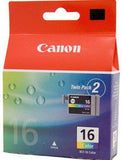 Canon BCI-16C Colour Ink Tank - 2 per pack