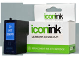 Compatible Lexmark 33 (18C0033A) Colour Ink Cartridge