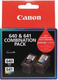 Canon PG640 + CL641 Ink Cartridge Combo pack