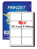 Prinzet A4 Labels 8UP (100 sheets)