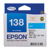 Epson 138 High Yield Ink Cartridge - Cyan 