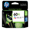 HP No.60xl High Yield Ink Cartridge - Tri Colour 