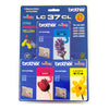 Brother LC37 Ink Cartridge 3 Pack - Colour 
