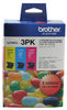 Brother LC40 Ink Cartridge 3 Pack - Colour
